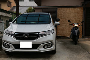 四輪車と二輪車の死角